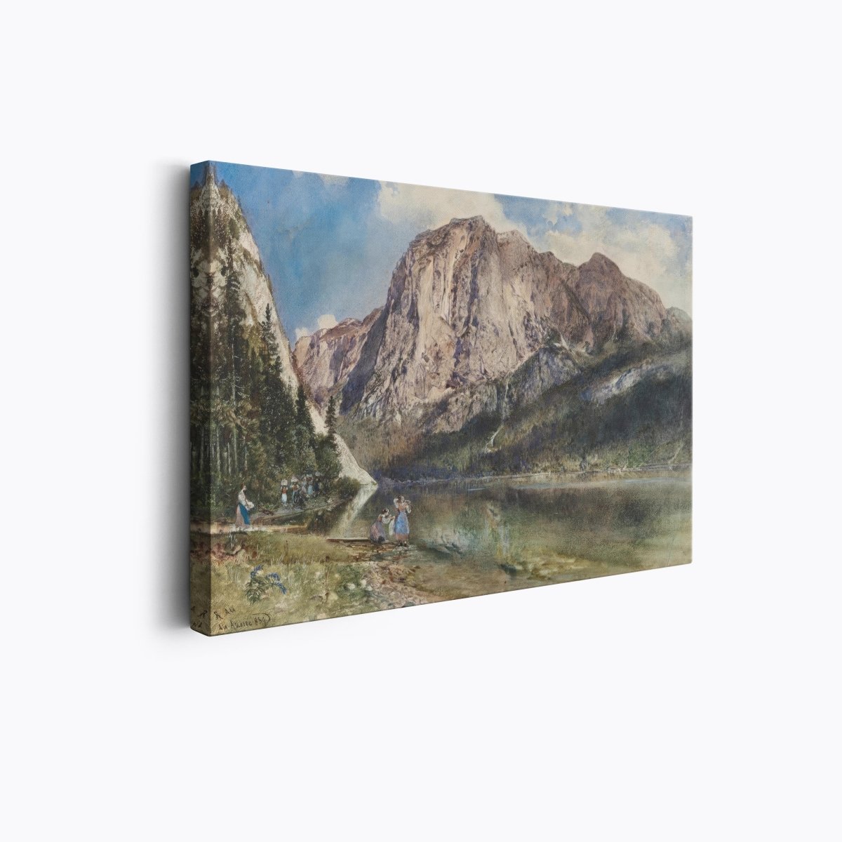 Altaussee Lake and Face of Mount Trissel | Rudolf von Alt | Ave Legato Art Prints