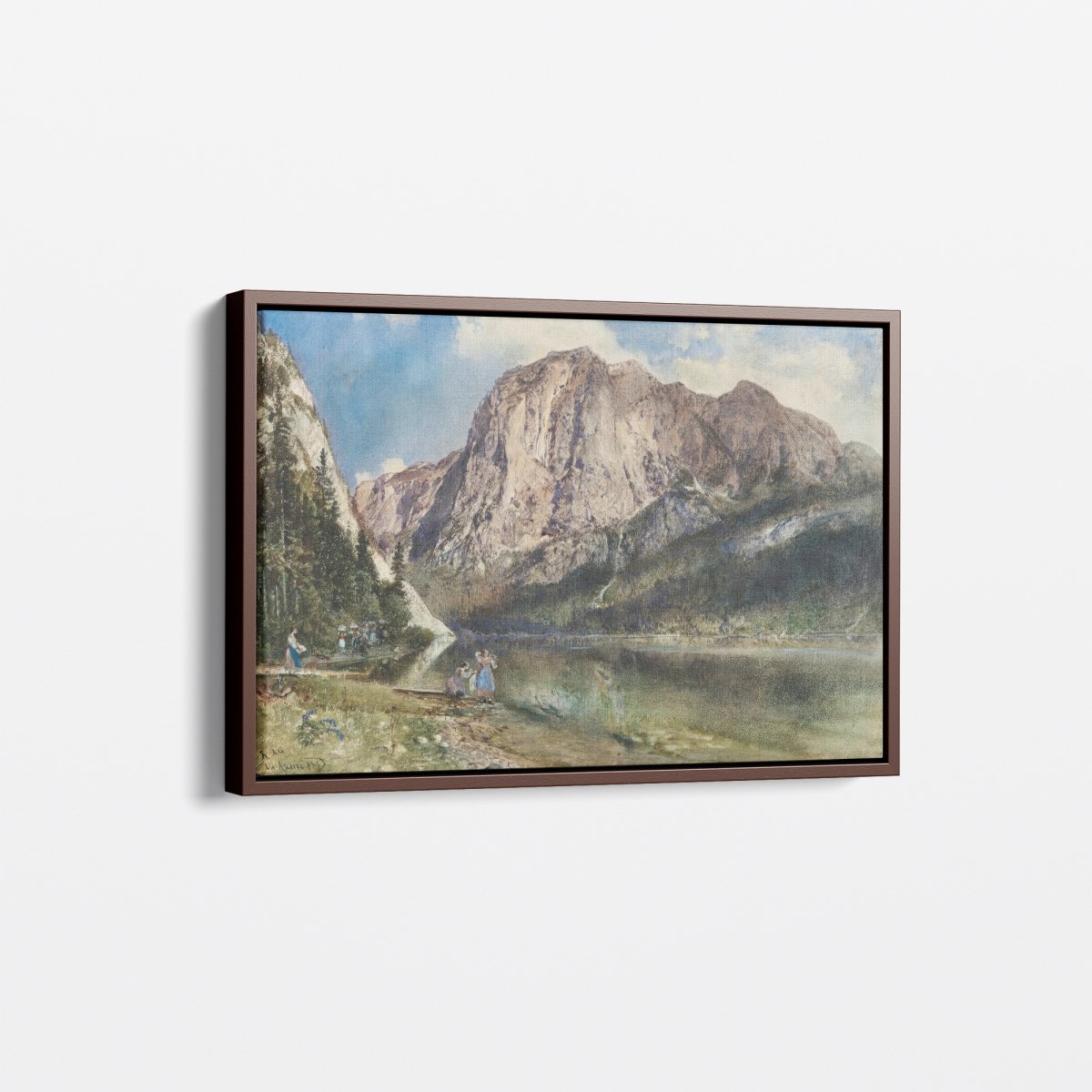 Altaussee Lake and Face of Mount Trissel | Rudolf von Alt | Ave Legato Art Prints