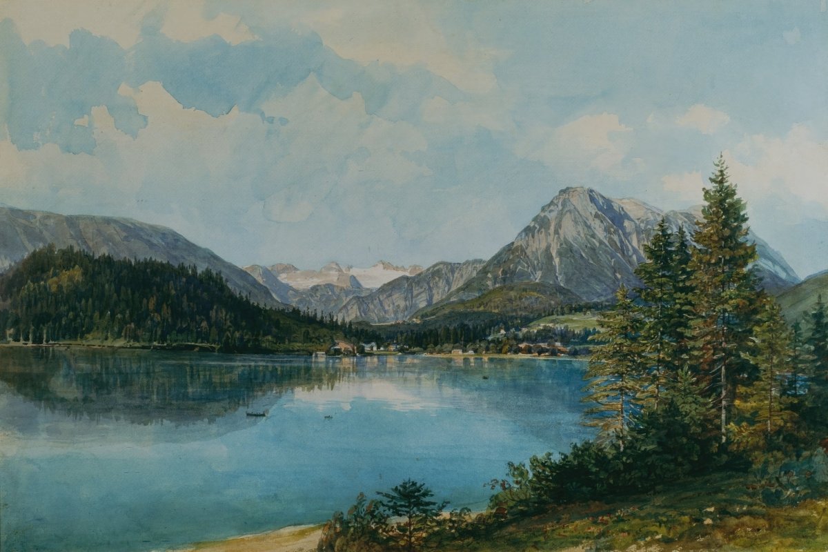 Altausseersee with the Dachstein | Thomas Ender | Ave Legato Art Prints