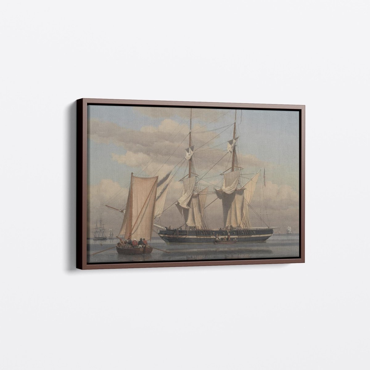 An American Naval Brig | Christoffer Eckersberg | Ave Legato Art Prints