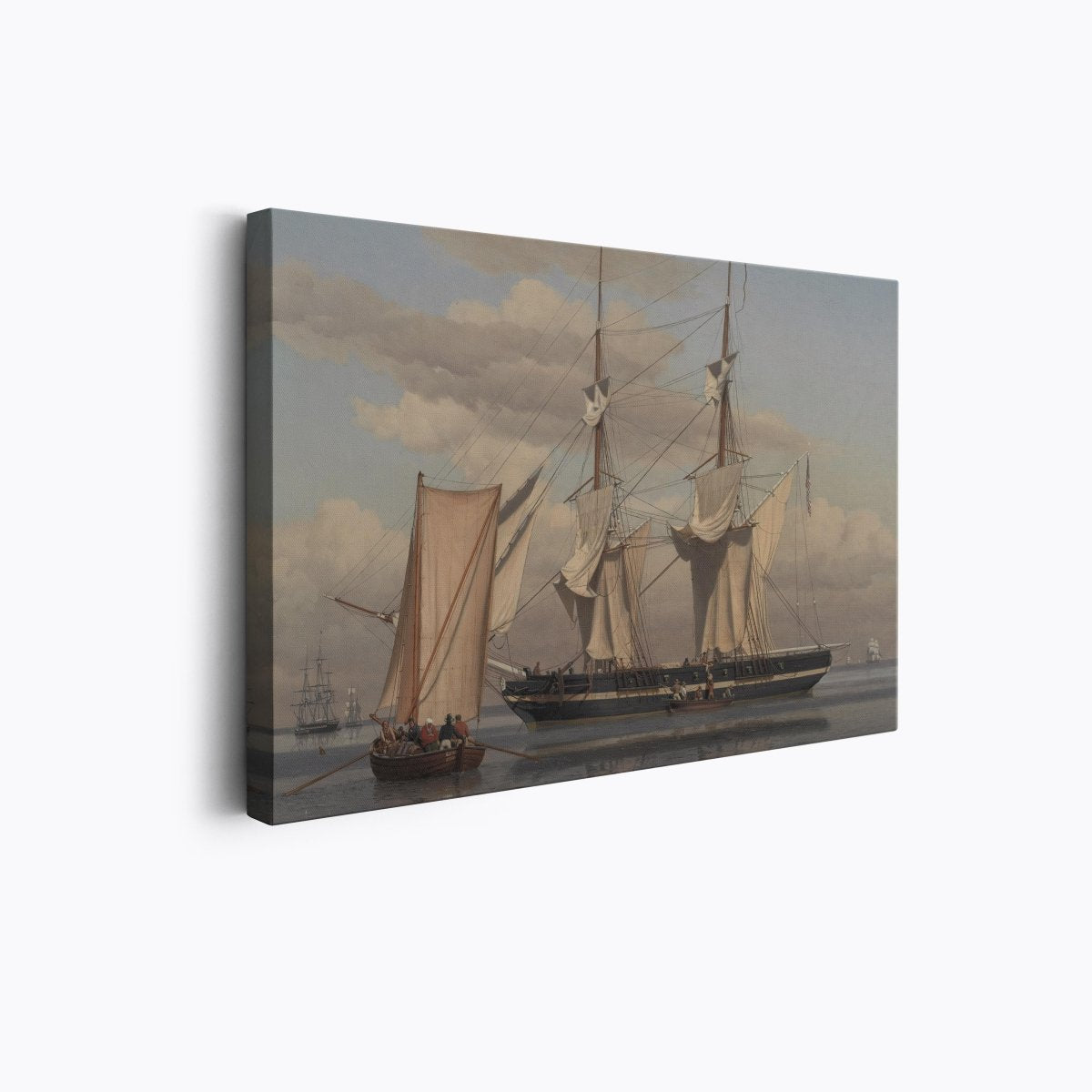 An American Naval Brig | Christoffer Eckersberg | Ave Legato Art Prints