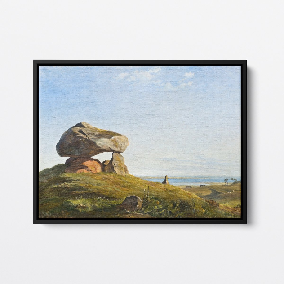 An Ancient Burial Mound | Johan Lundbye | Ave Legato Art Prints