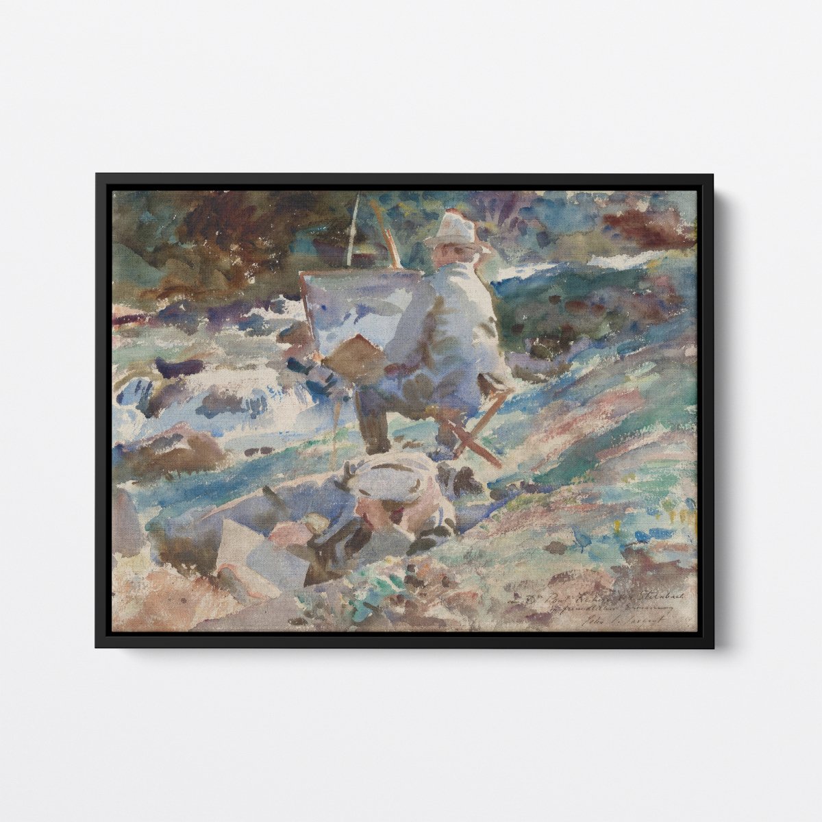 An Artist at His Easel | John Sargent | Ave Legato Art Prints