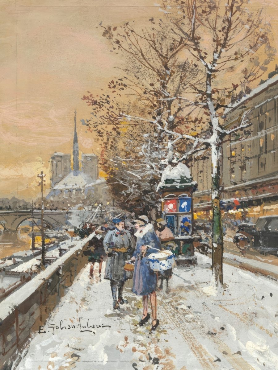 An Assignation Along the Seine | Eugene Galien - Laloue | Ave Legato Art Prints