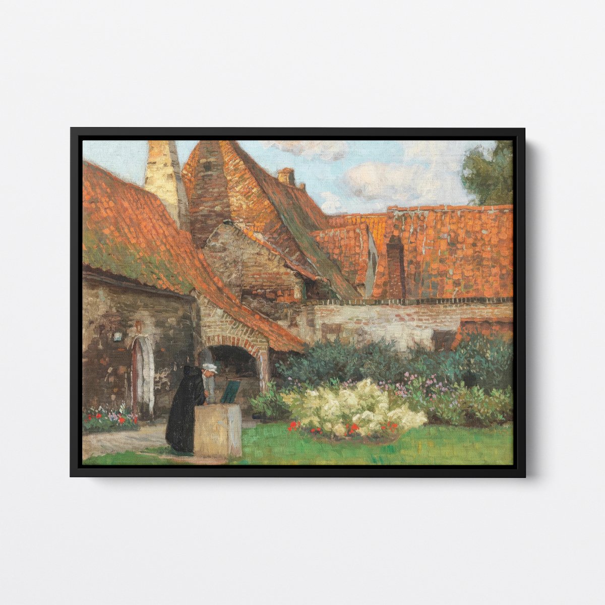 An Inner Courtyard in the Summer | Carl O'Lynch | Ave Legato Art Prints