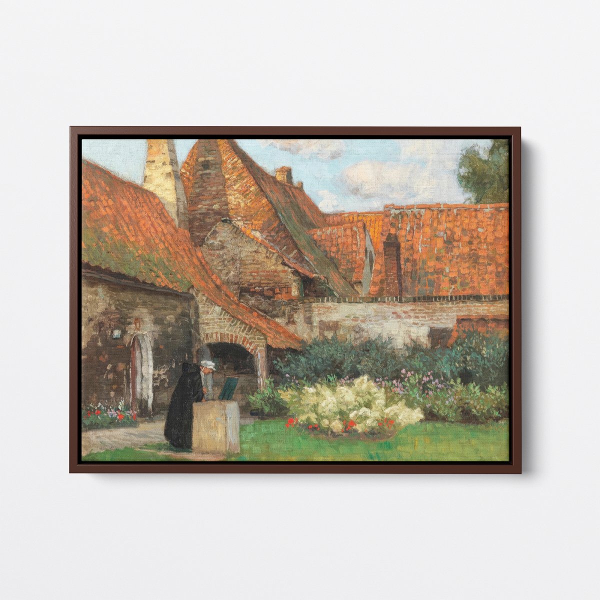 An Inner Courtyard in the Summer | Carl O'Lynch | Ave Legato Art Prints