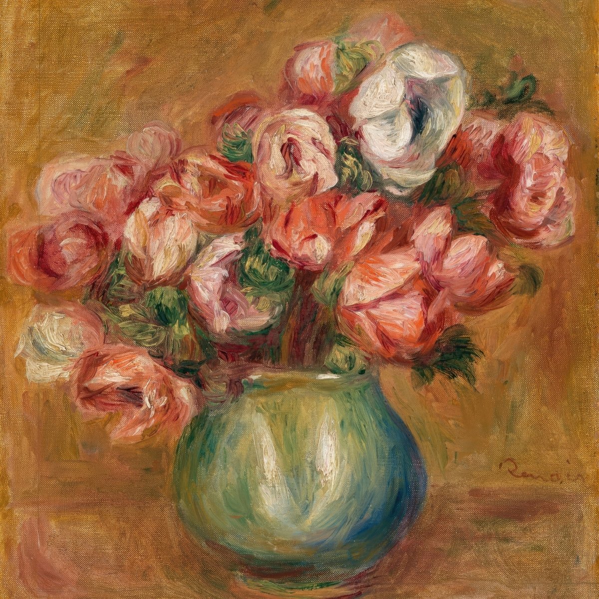 Anemones | Pierre - Auguste Renoir | Ave Legato Art Prints