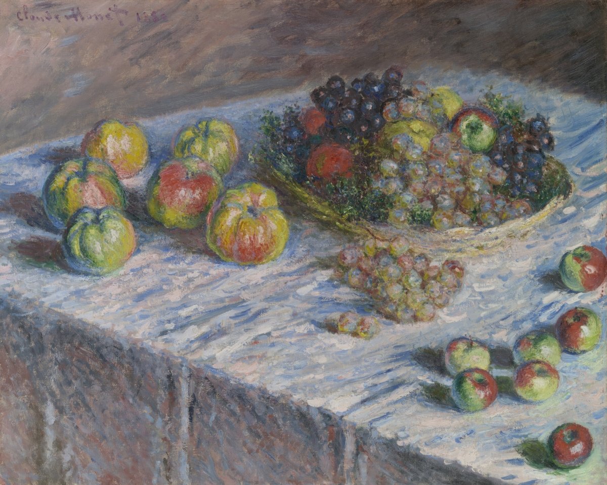 Apples & Grapes | Claude Monet | Ave Legato Art Prints