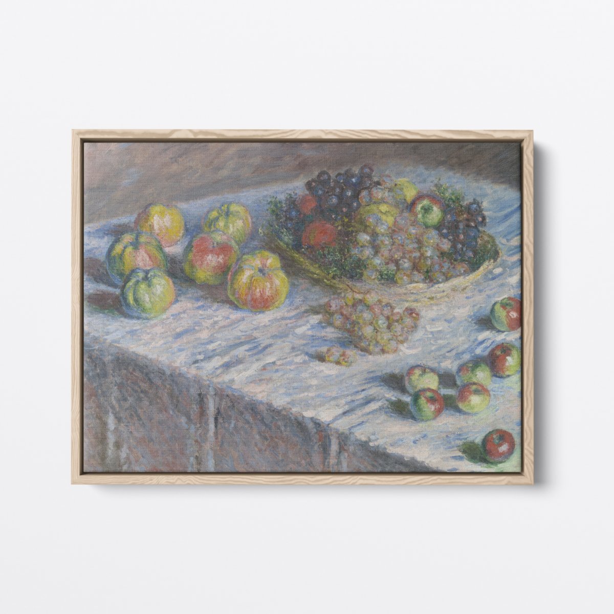 Apples & Grapes | Claude Monet | Ave Legato | Canvas Art Prints | Vintage Artwork