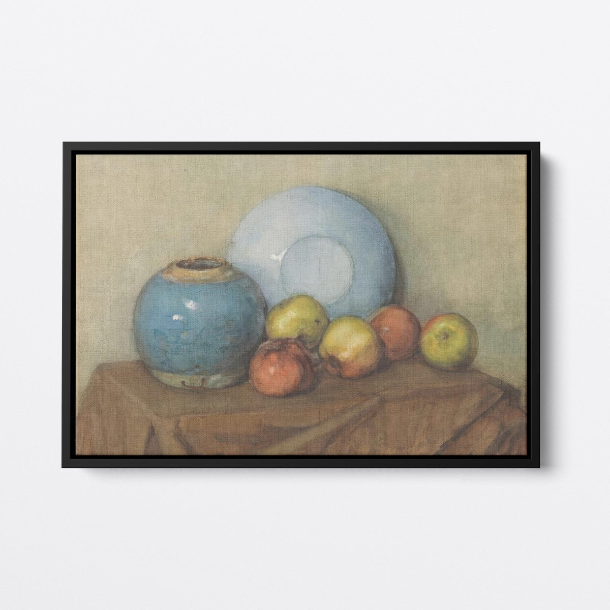 Apples, Round Pot and Plate on a Table | Piet Mondrian | Ave Legato Art Prints