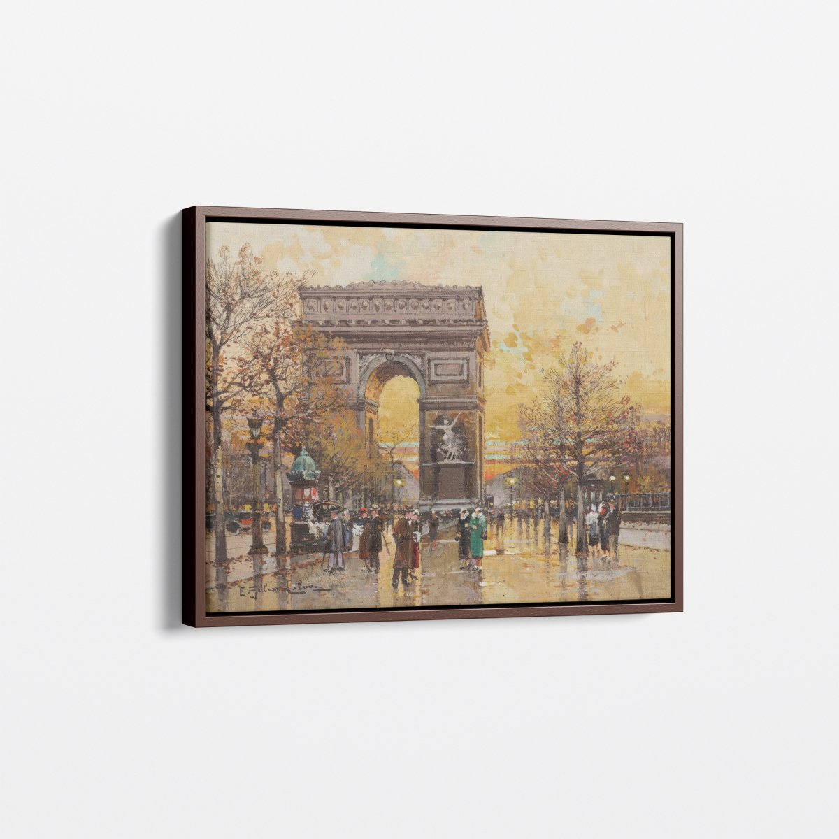 Arc de Triomphe in the Fall | Eugene Galien - Laloue | Ave Legato Art Prints