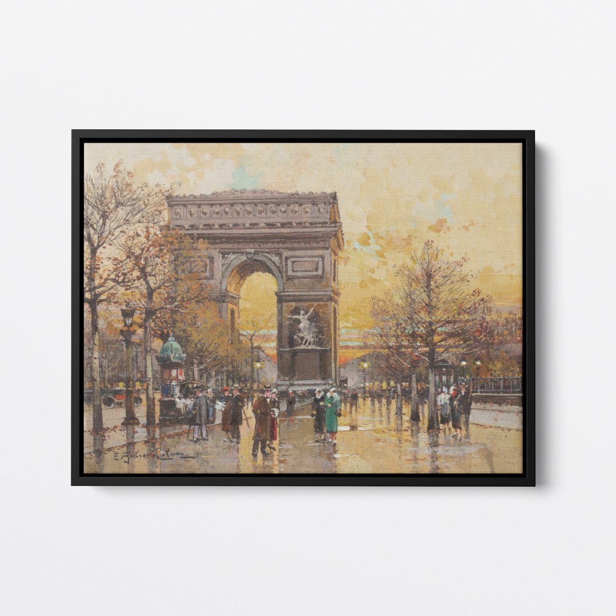 Arc de Triomphe in the Fall | Eugene Galien - Laloue | Ave Legato Art Prints