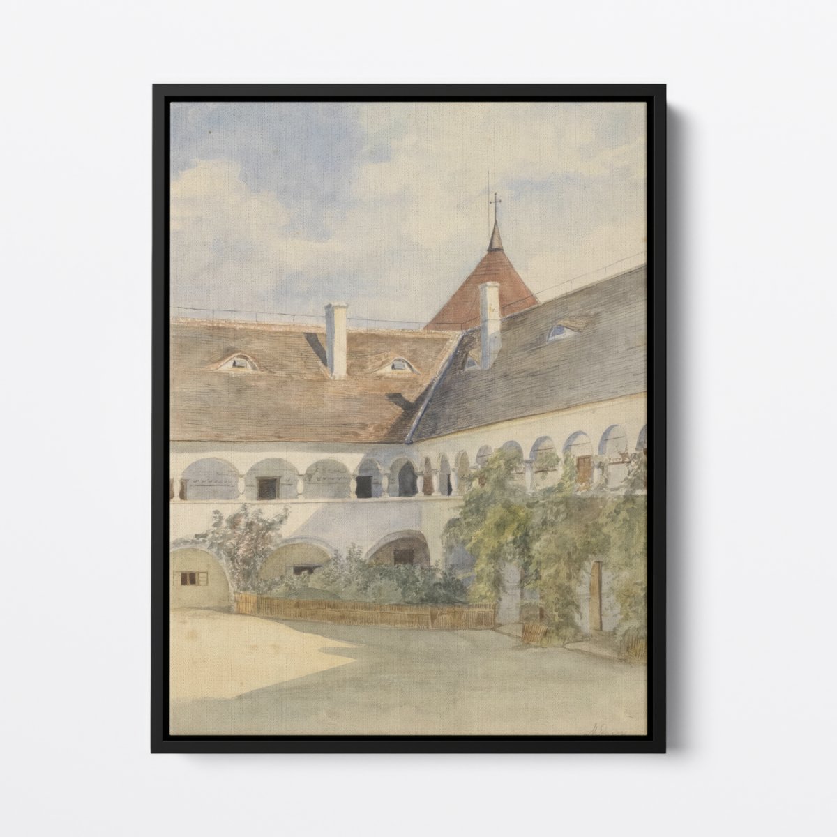 Arcaded Courtyard | Marie Egner | Ave Legato Art Prints