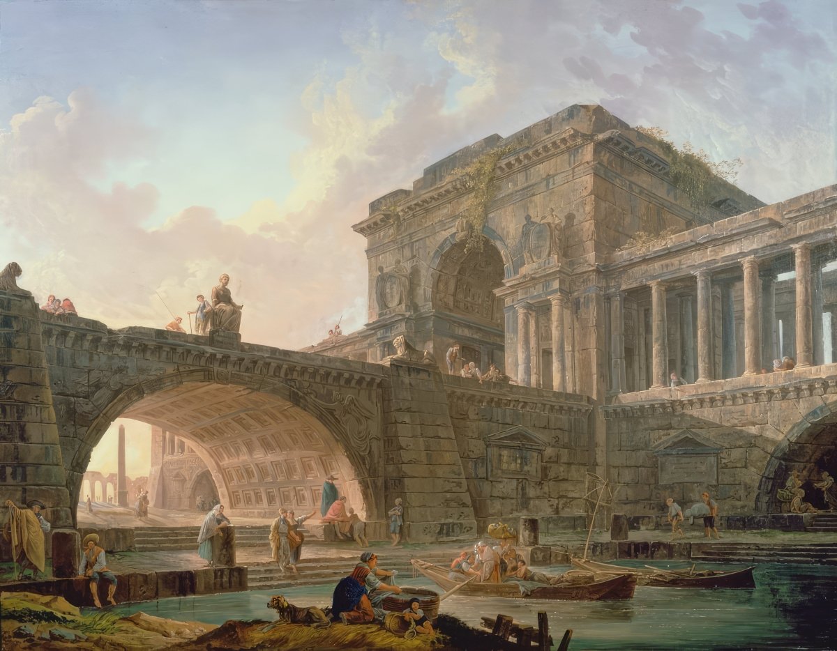 Architectural Capriccio | Hubert Robert | Ave Legato Art Prints