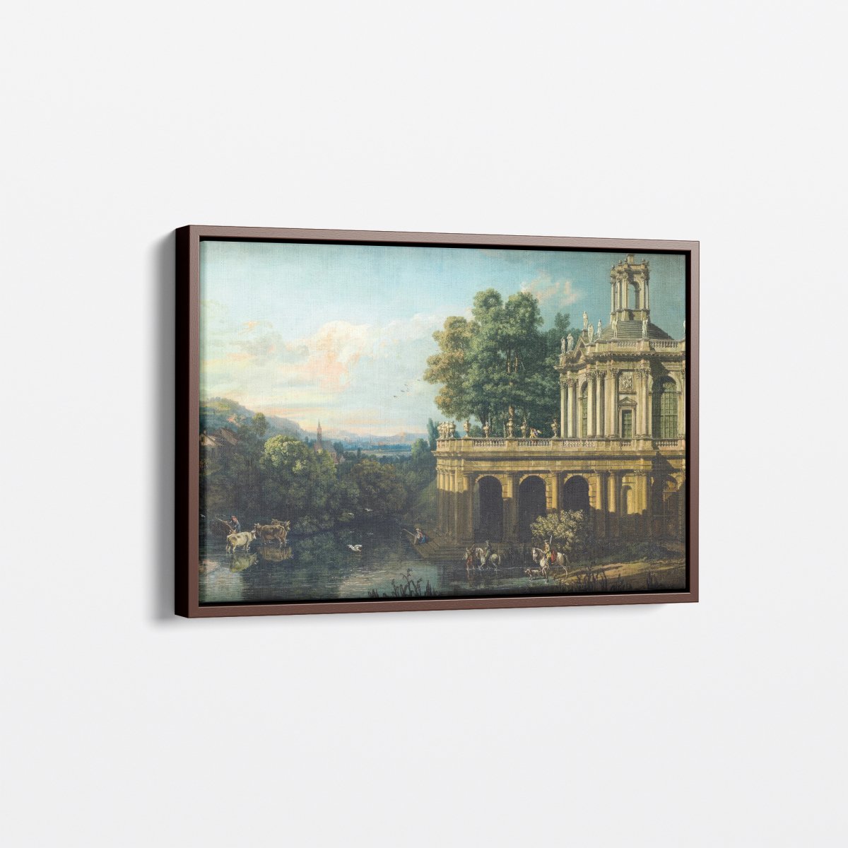 Architectural Capriccio With A Palace | Bernardo Bellotto | Ave Legato Art Prints