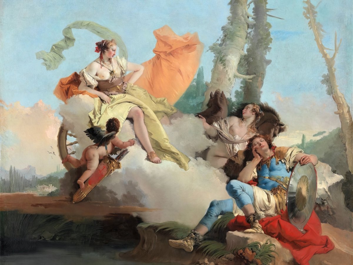 Armida Encounters the Sleeping Rinaldo | Giovanni Battista Tiepolo | Ave Legato Art Prints