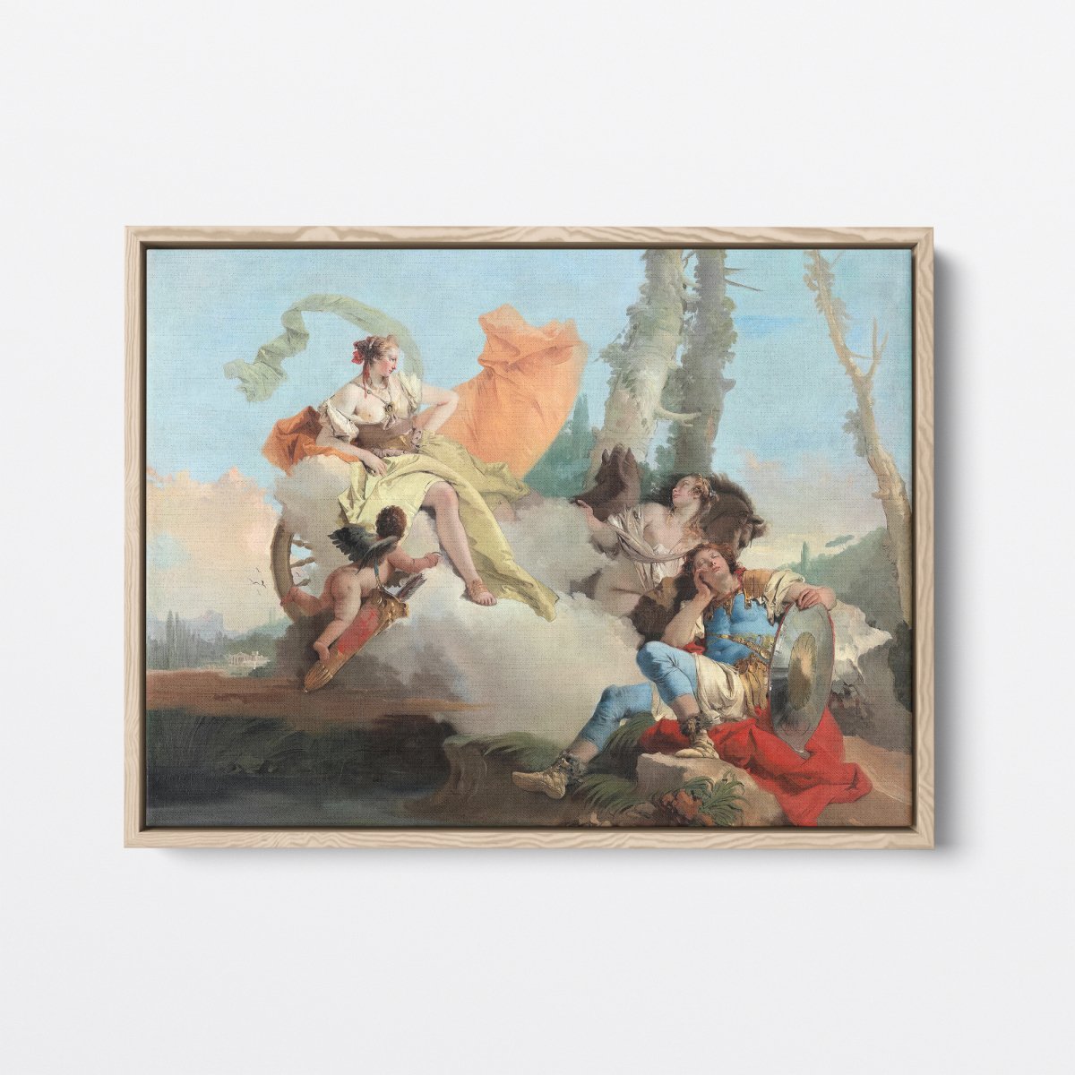 Armida Encounters the Sleeping Rinaldo | Giovanni Battista Tiepolo | Ave Legato Art Prints