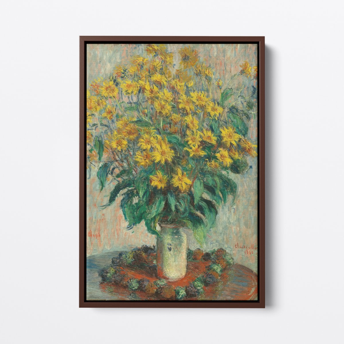 Artichoke Flowers | Claude Monet | Ave Legato | Canvas Art Prints | Vintage Artwork