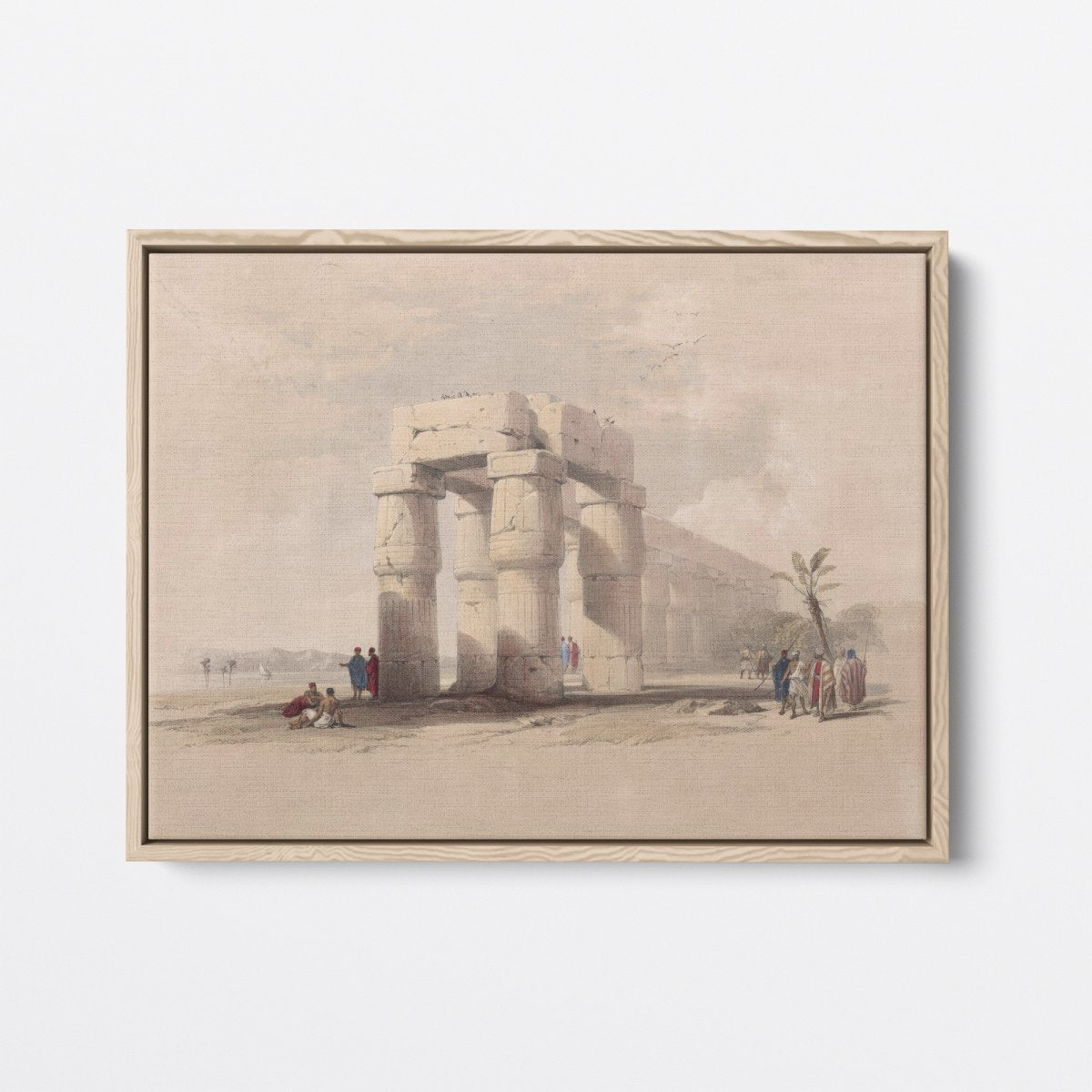 At Luxor, Thebes, Upper Egypt | David Roberts | Ave Legato Art Prints