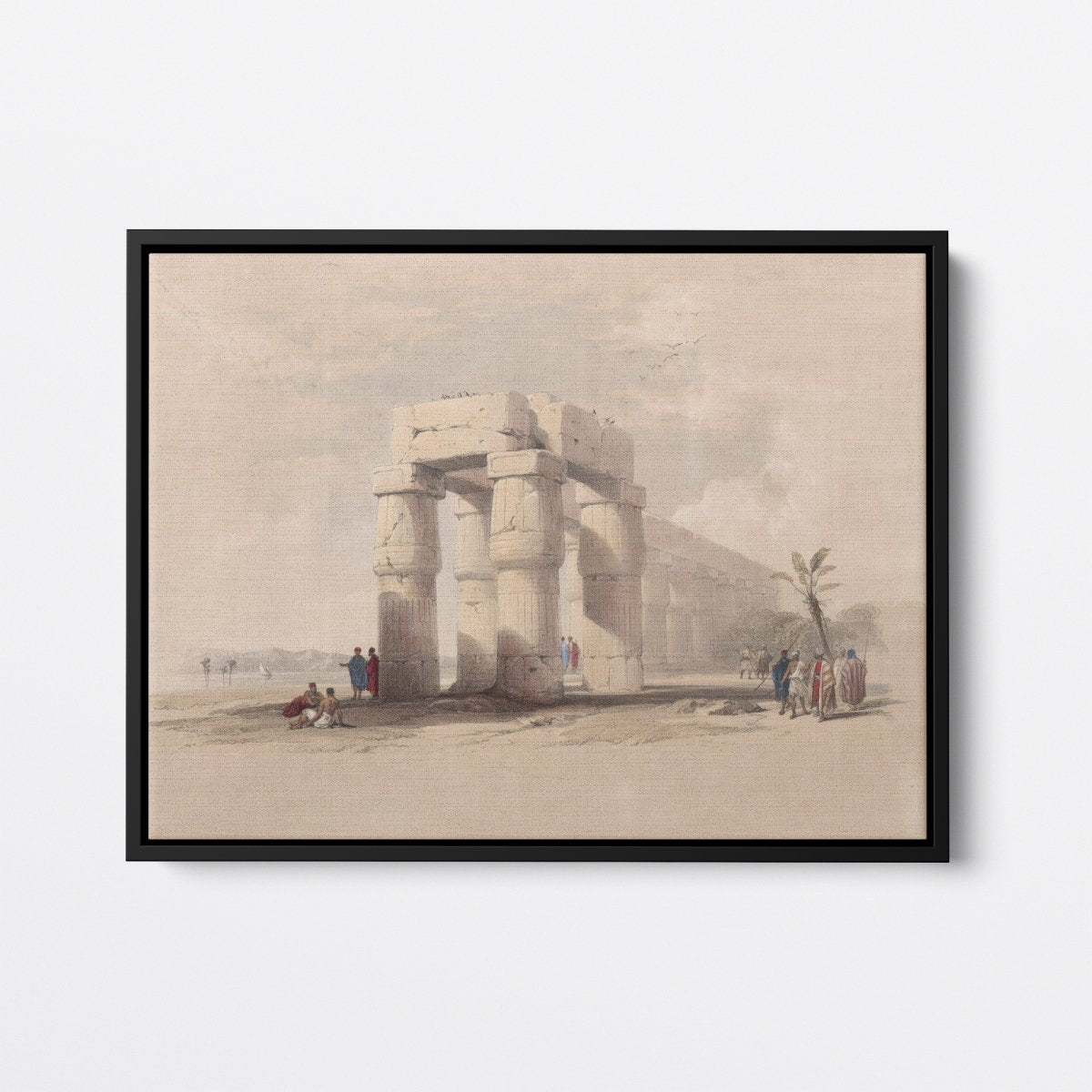 At Luxor, Thebes, Upper Egypt | David Roberts | Ave Legato Art Prints