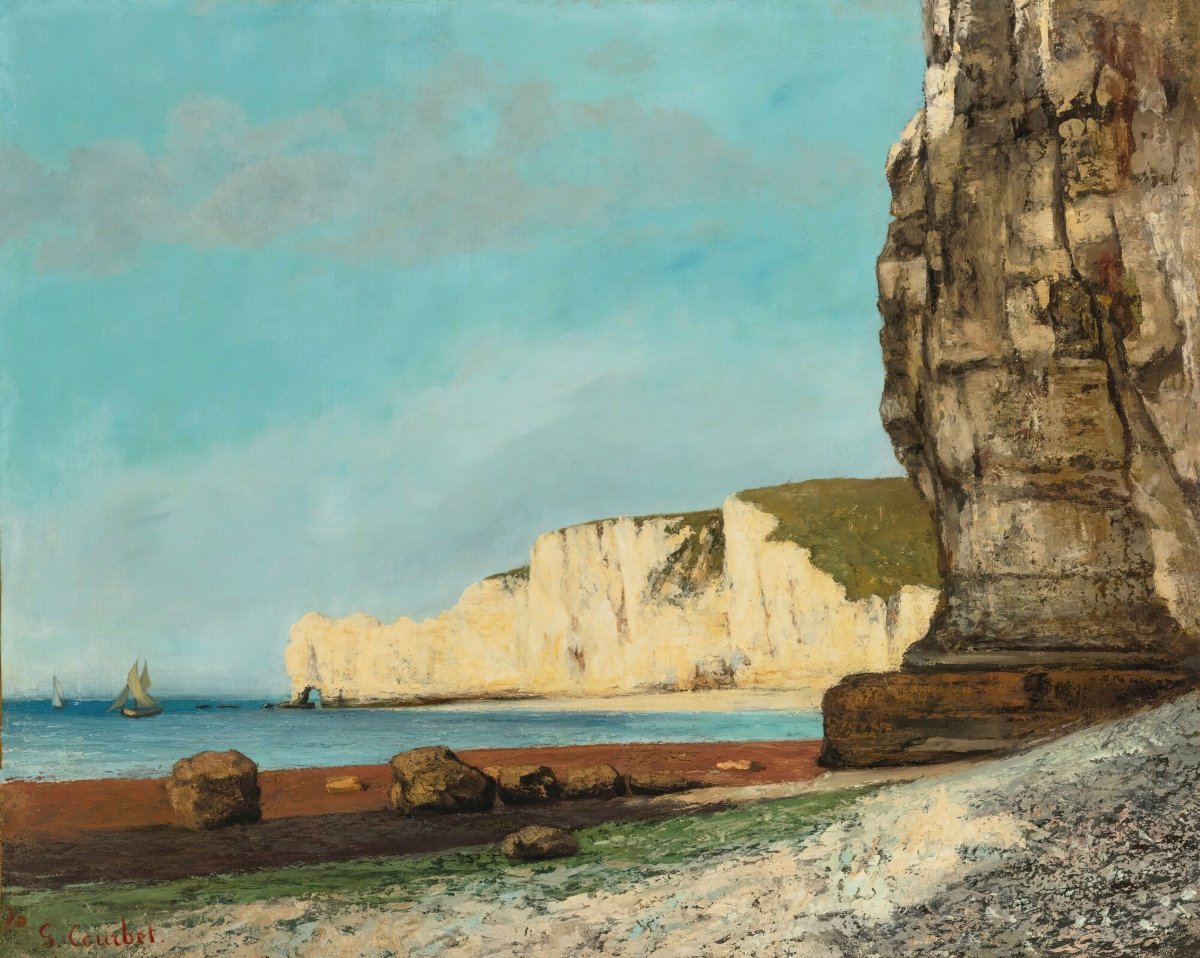 At The Edge | Gustave Courbet | Ave Legato Art Prints