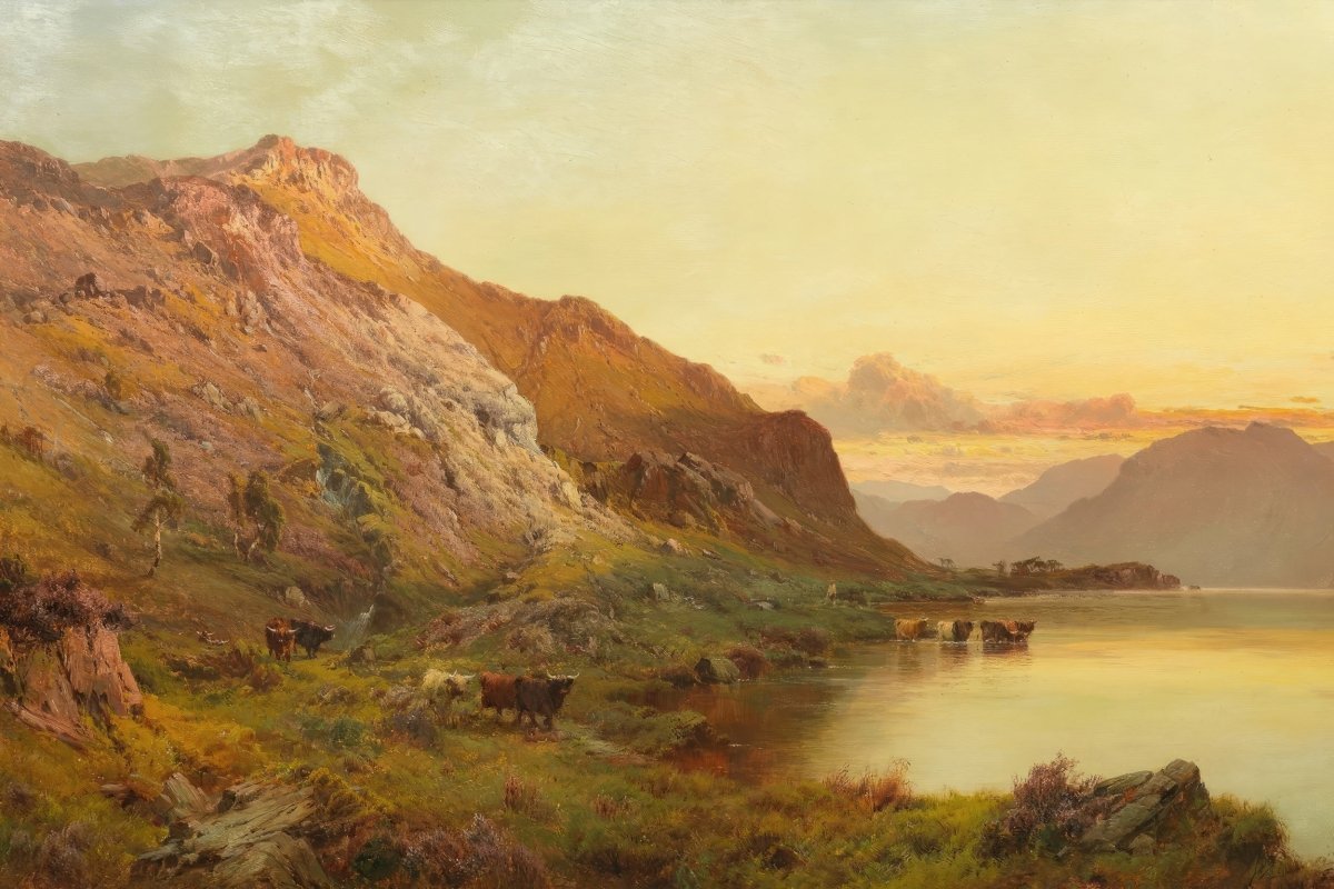 At the Foot of Ben Nevis | Alfred de Bréanski | Ave Legato Art Prints