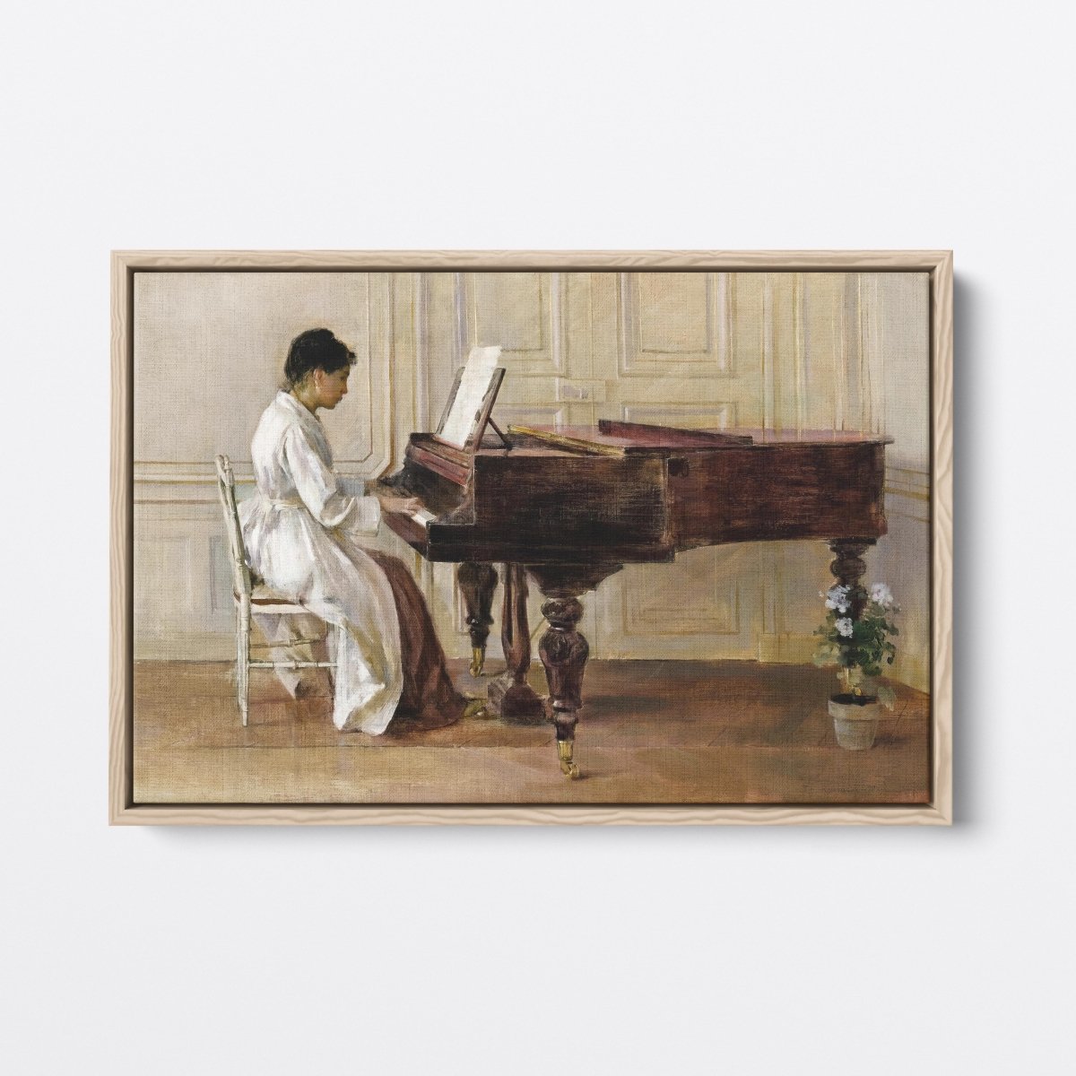 At the Piano | Theodore Robinson | Ave Legato Art Prints