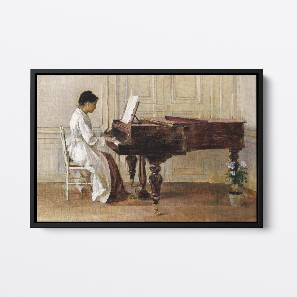 At the Piano | Theodore Robinson | Ave Legato Art Prints