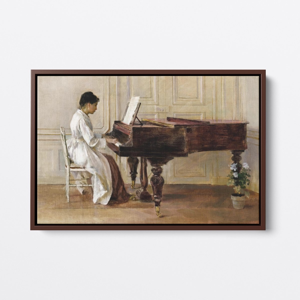 At the Piano | Theodore Robinson | Ave Legato Art Prints