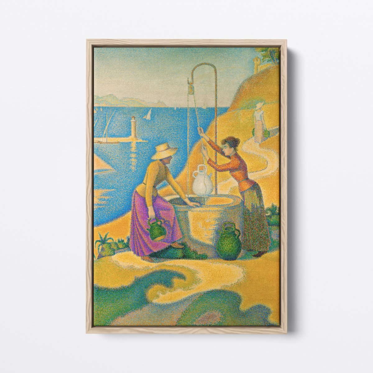 At the Well | Paul Signac | Ave Legato | Canvas Art Prints | Vintage Artwork