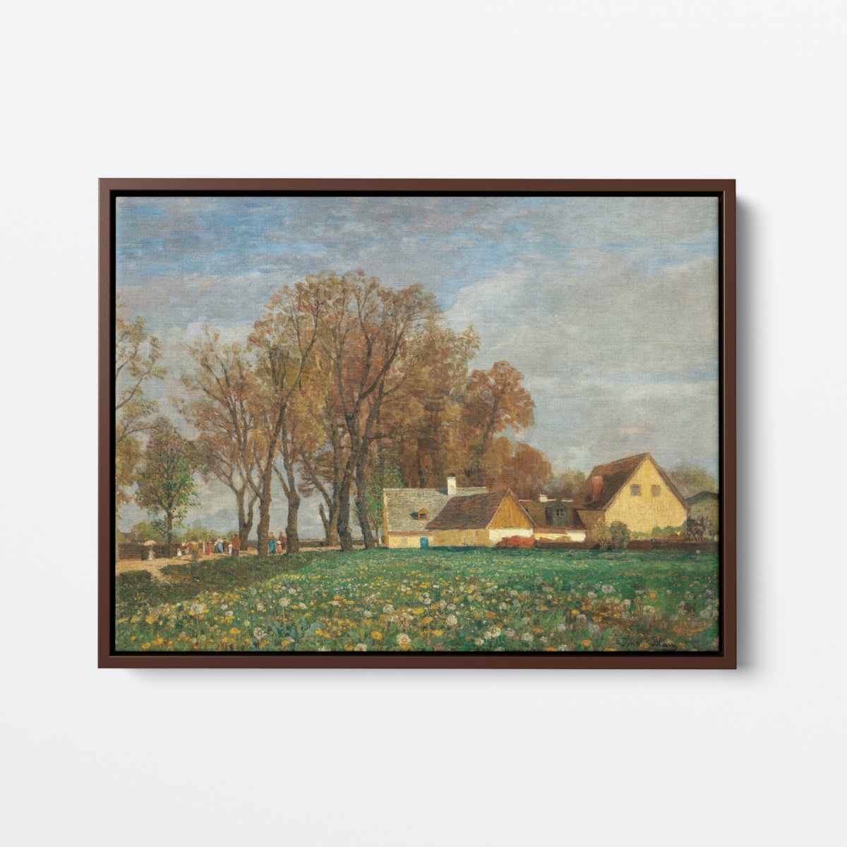 Austrian Village | Tina Blau | Ave Legato | Canvas Art Prints | Vintage Artwork
