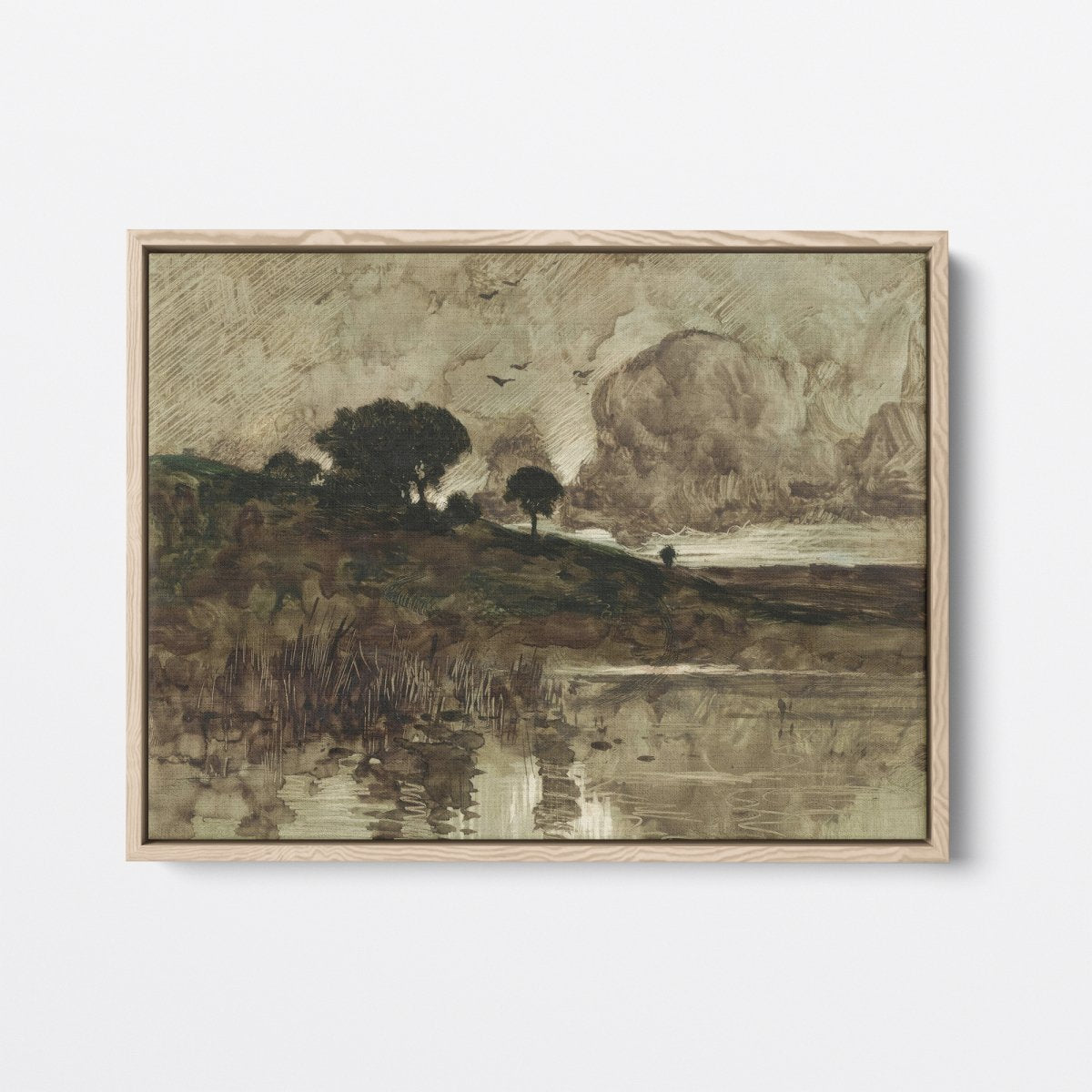 Autumn Evening at the Lake | Adolf Kaufmann | Ave Legato Art Prints