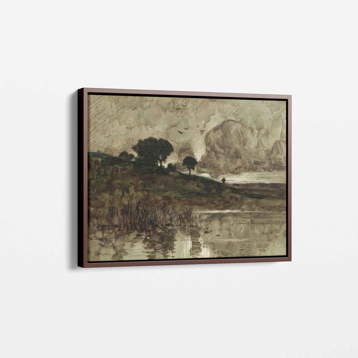 Autumn Evening at the Lake | Adolf Kaufmann | Ave Legato Art Prints