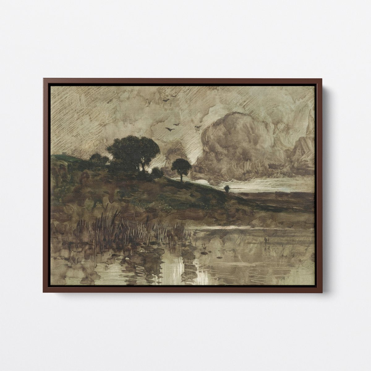 Autumn Evening at the Lake | Adolf Kaufmann | Ave Legato Art Prints