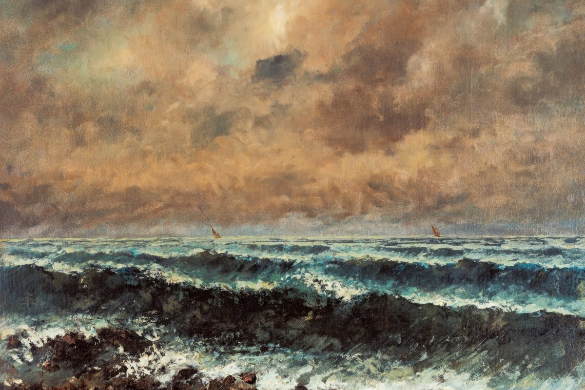 Autumn Sea | Gustave Courbet | Ave Legato Art Prints