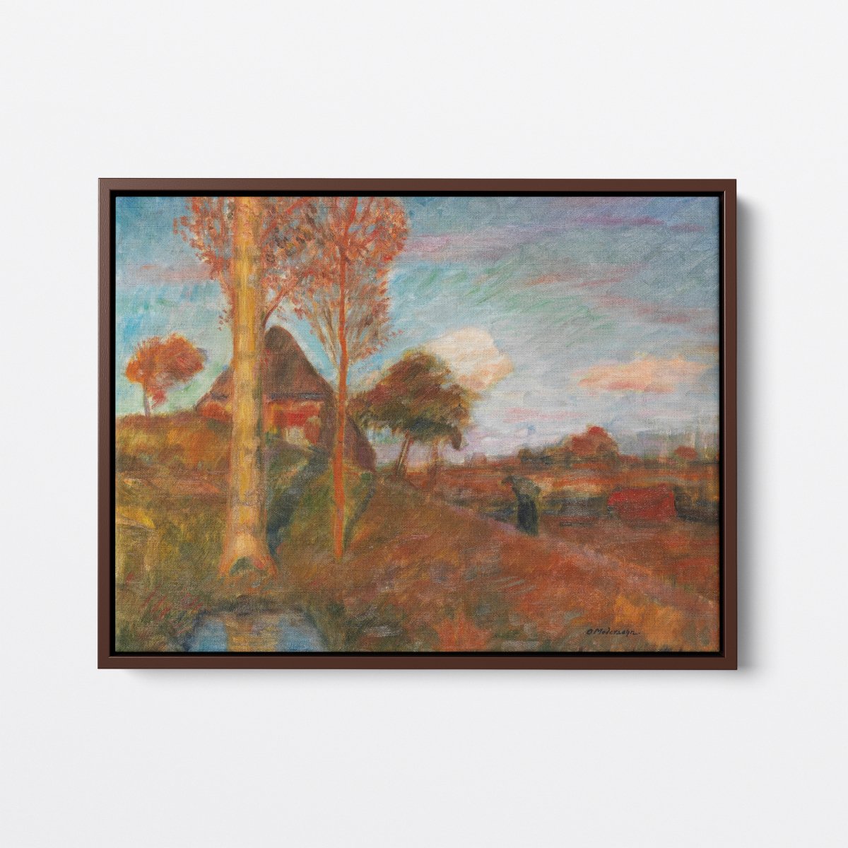 Autumnal Evening Sun in the Moor | Otto Modersohn | Ave Legato Art Prints