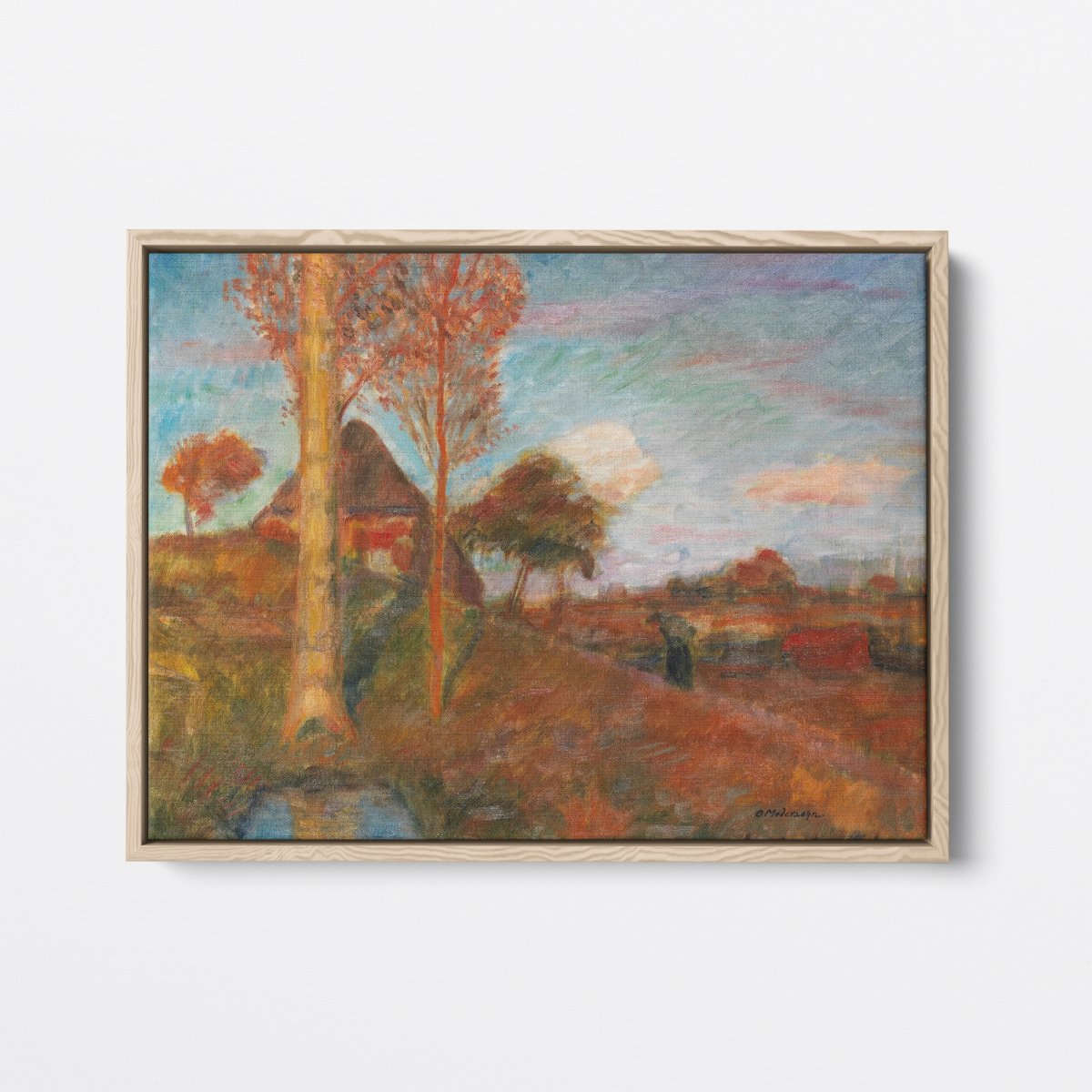 Autumnal Evening Sun in the Moor | Otto Modersohn | Ave Legato Art Prints