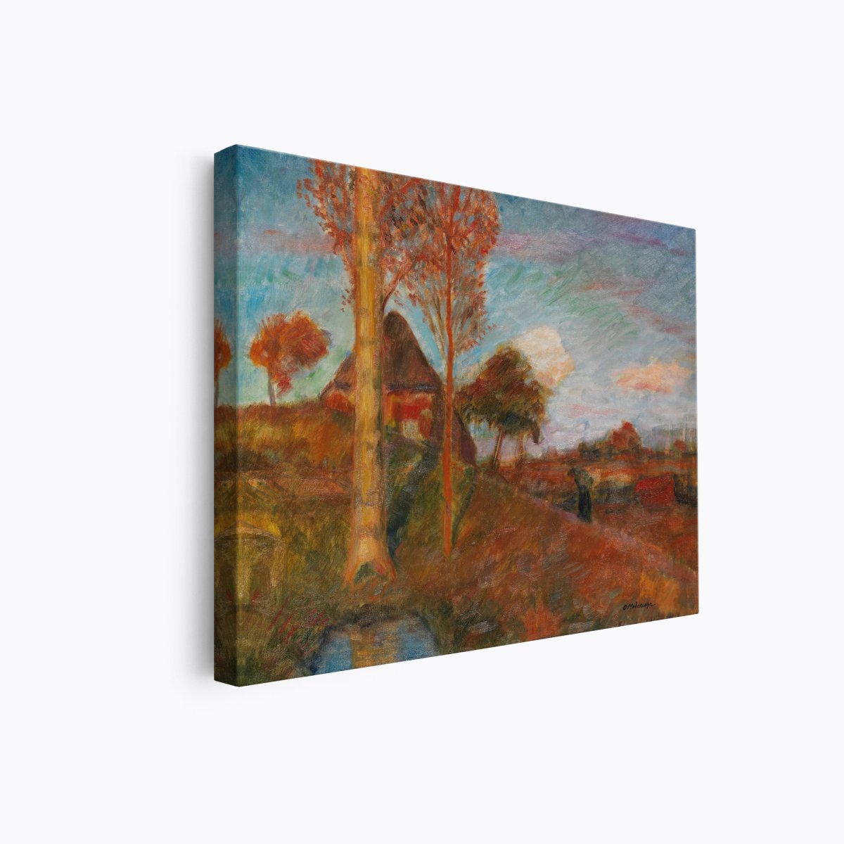 Autumnal Evening Sun in the Moor | Otto Modersohn | Ave Legato Art Prints