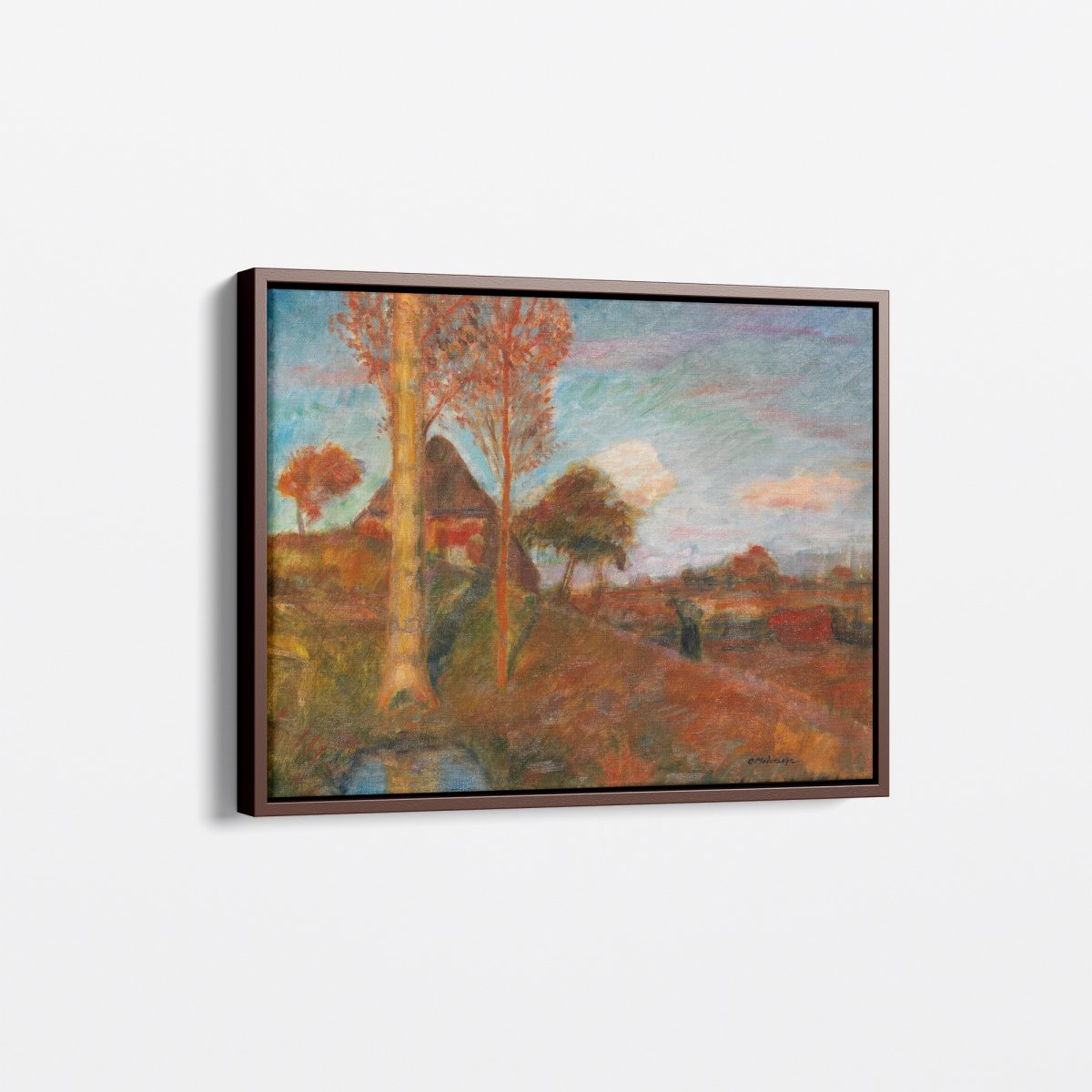 Autumnal Evening Sun in the Moor | Otto Modersohn | Ave Legato Art Prints