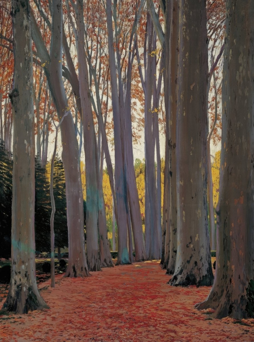 Avenue of Plane Trees (Rusiñol) | Santiago Rusiñol | Ave Legato Art Prints