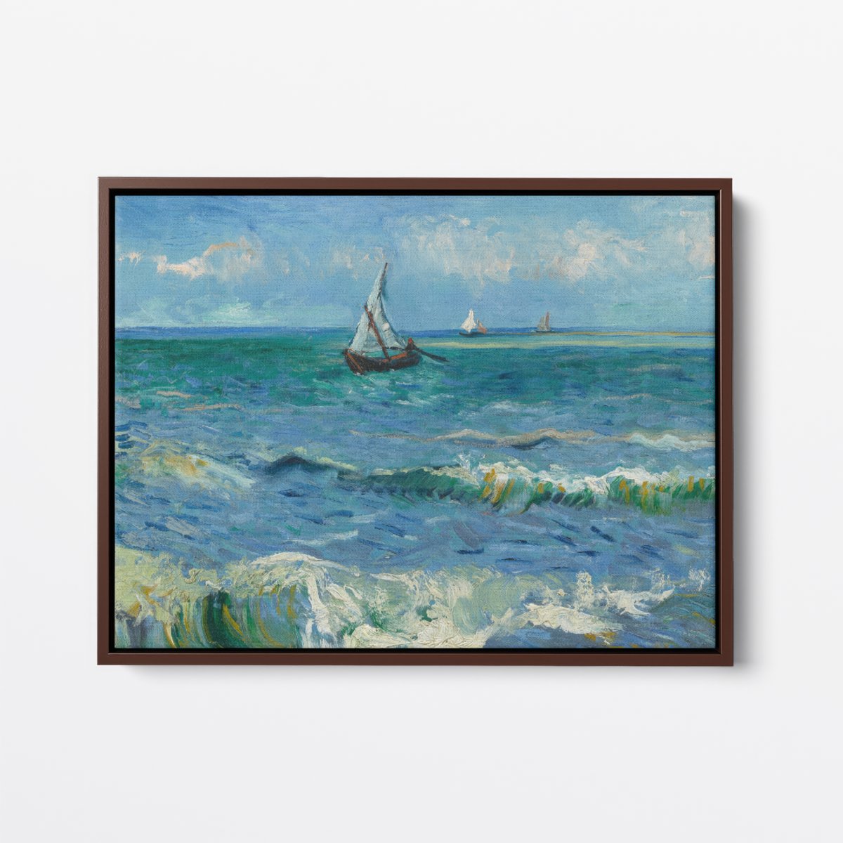 Azure Seascapes | Vincent van Gogh | Ave Legato | Canvas Art Prints | Vintage Artwork