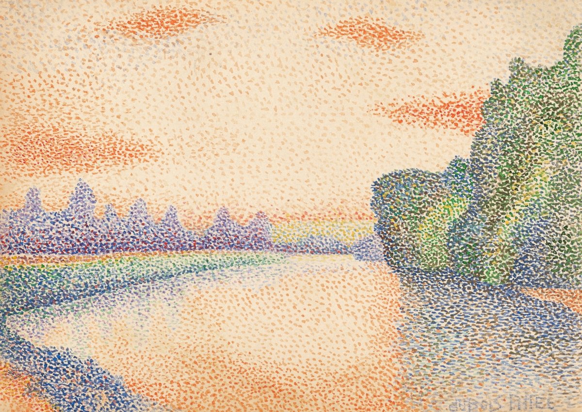 Banks of the Marne at Dawn | Albert Dubois - Pillet | Ave Legato Art Prints