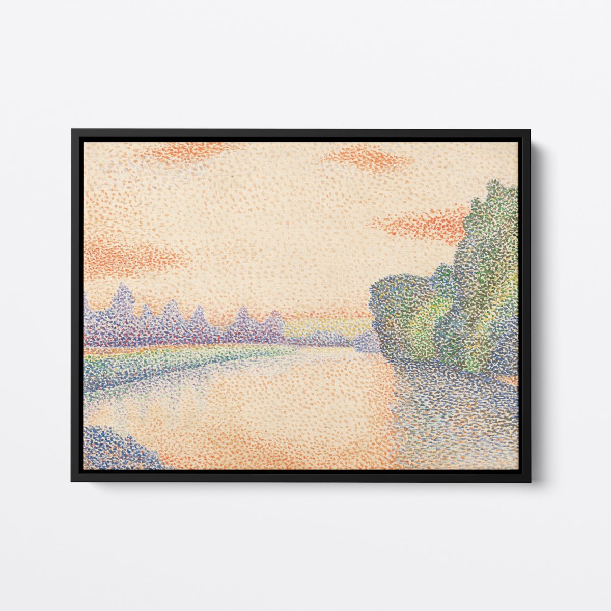 Banks of the Marne at Dawn | Albert Dubois-Pillet | Ave Legato | Canvas Art Prints | Vintage Artwork
