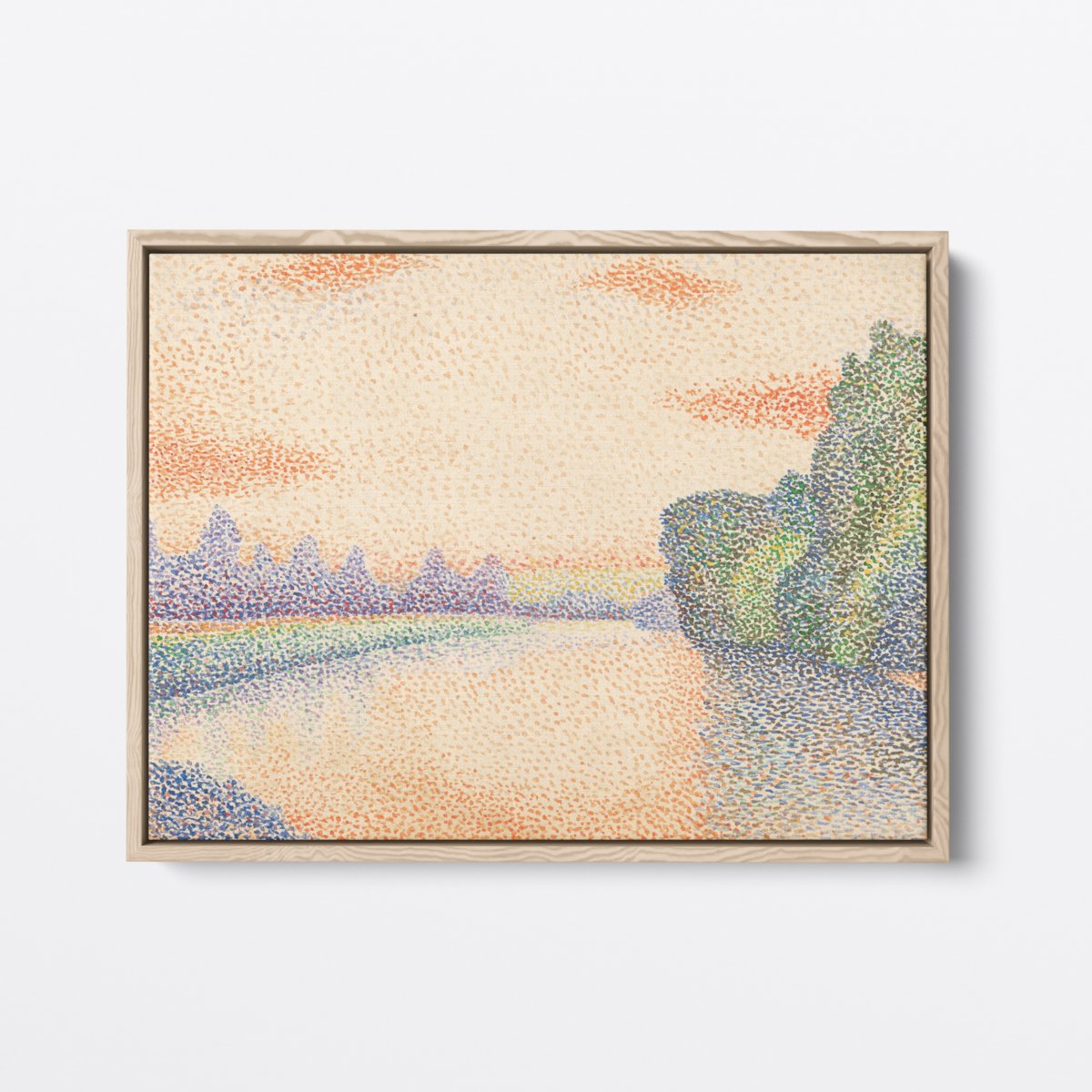 Banks of the Marne at Dawn | Albert Dubois-Pillet | Ave Legato | Canvas Art Prints | Vintage Artwork
