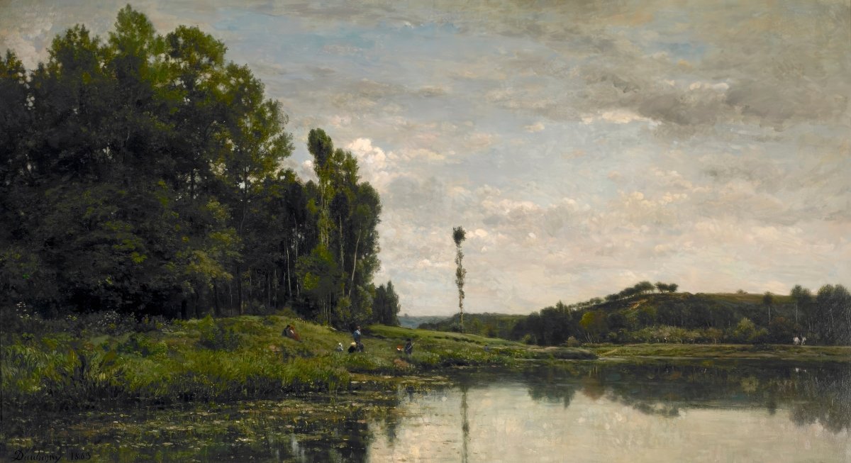 Banks of the Oise | Charles Daubigny | Ave Legato Art Prints