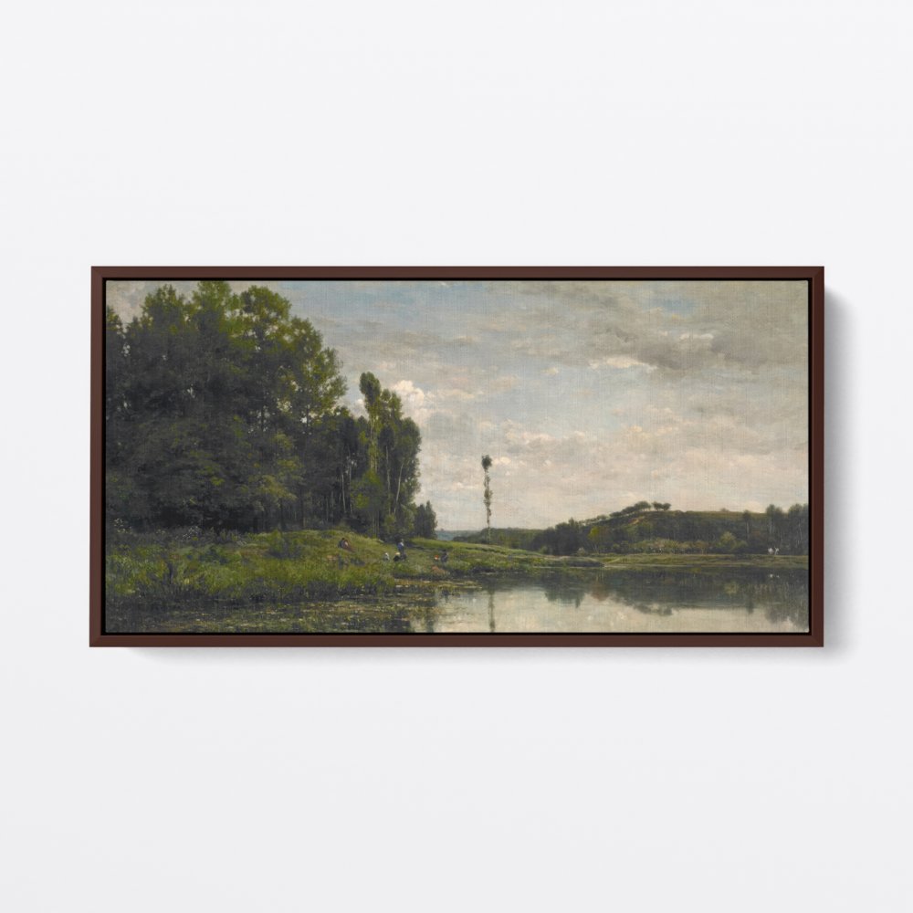 Banks of the Oise | Charles Daubigny | Ave Legato | Canvas Art Prints | Vintage Artwork