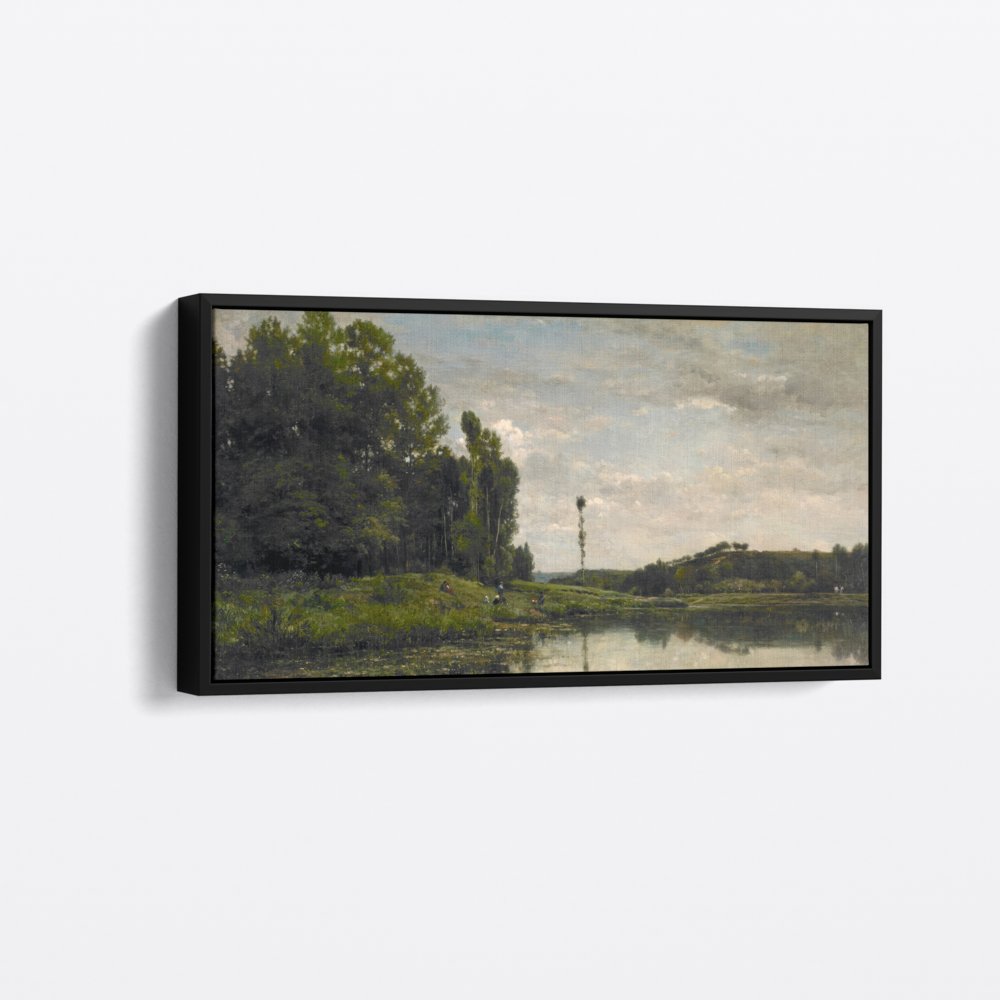 Banks of the Oise | Charles Daubigny | Ave Legato | Canvas Art Prints | Vintage Artwork