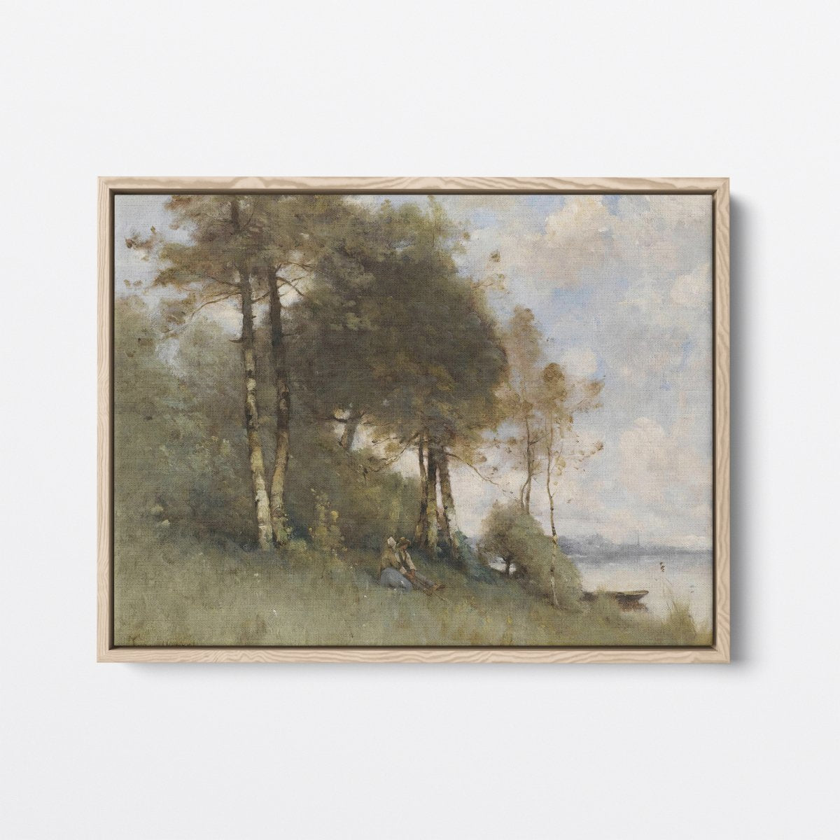 Banks of the Seine at Mantes | Paul Trouillebert | Ave Legato Art Prints