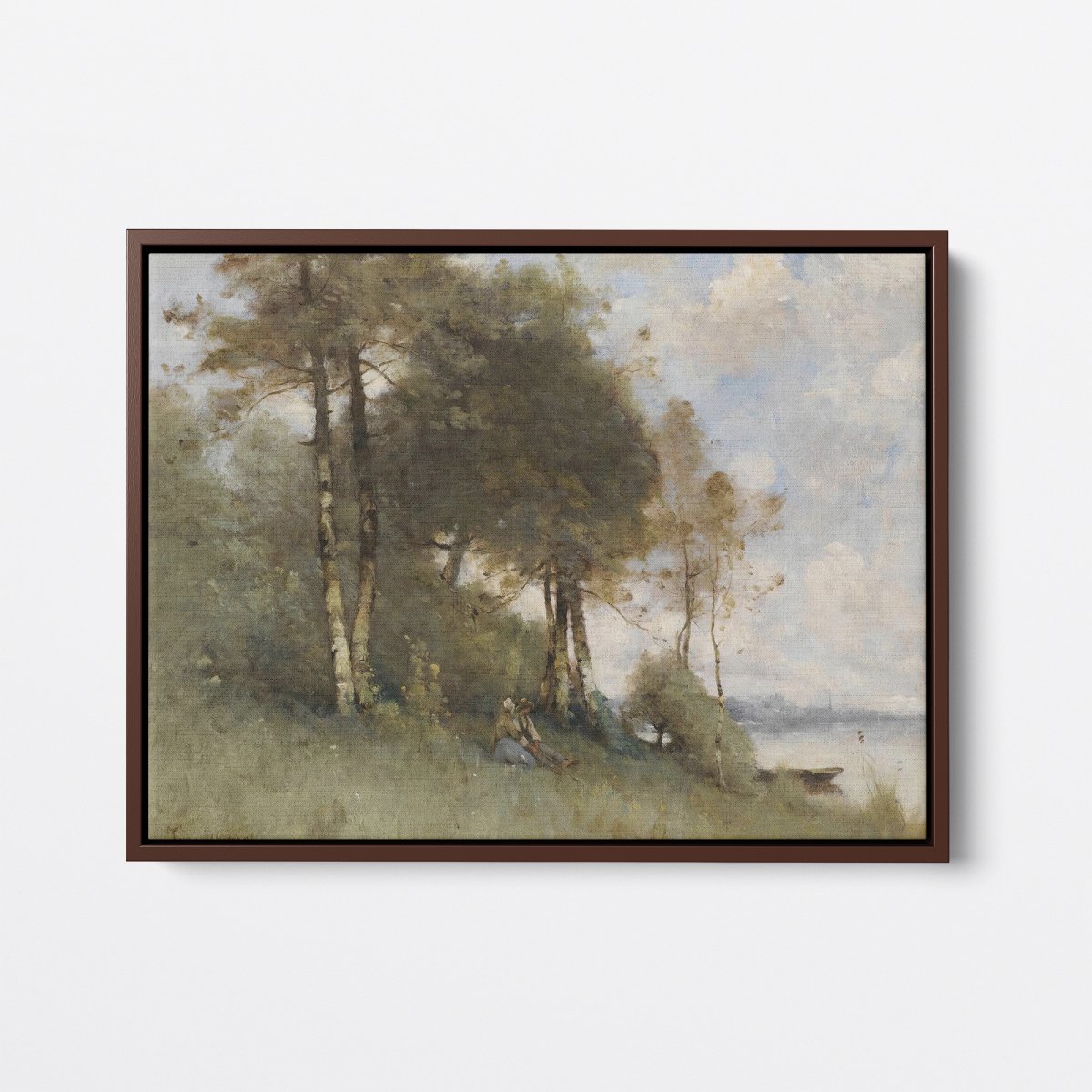 Banks of the Seine at Mantes | Paul Trouillebert | Ave Legato Art Prints