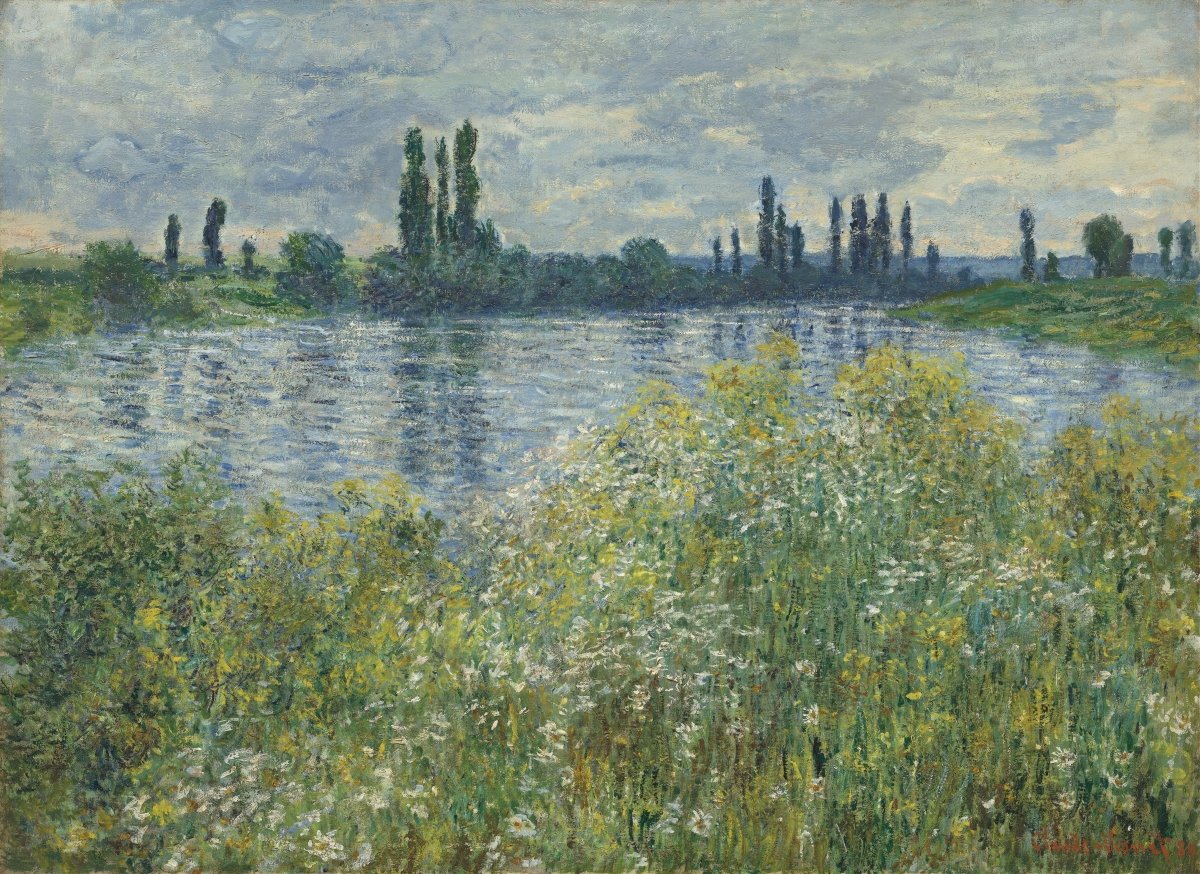 Banks on the Seine, Vetheuil | Claude Monet | Ave Legato Art Prints